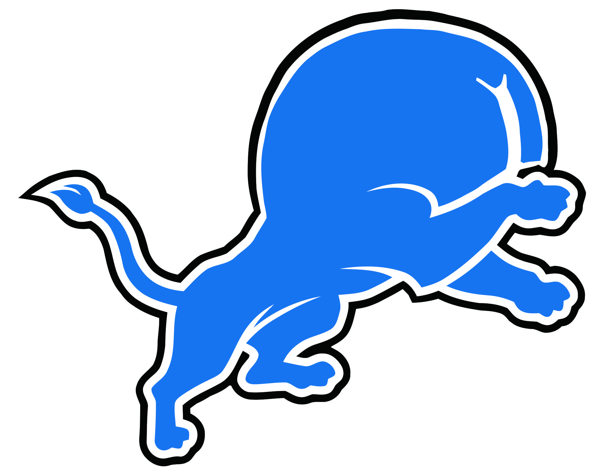 Detroit Lions Butts Logo fabric transfer